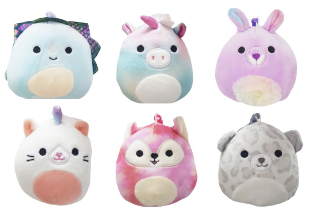 Squishmallows 3.5 inch Squishmallows  Spring Clip Ons Assorted