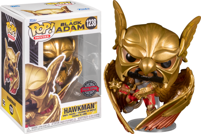 Black Adam - Hawkman Jumping Funko Pop! Vinyl Figure