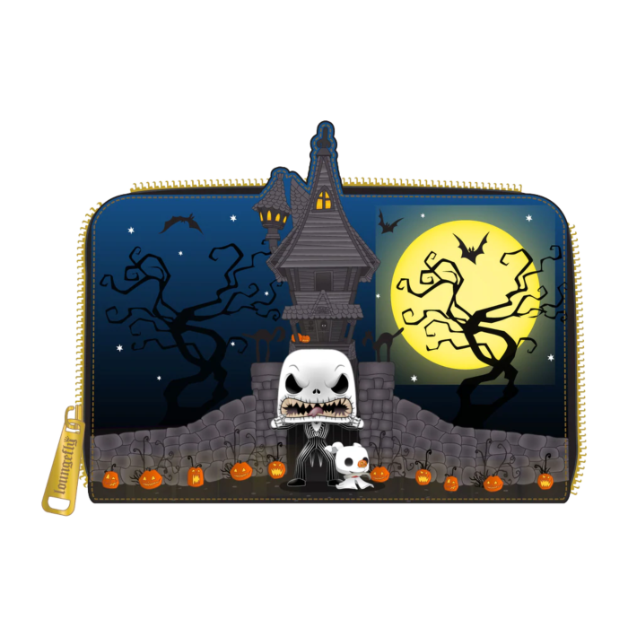 The Nightmare Before Christmas - Jack Skellington House Zip Purse - Loungefly