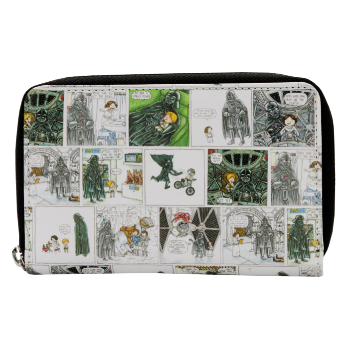 Star Wars - Darth Vader Comic Strip Zip Purse - Loungefly