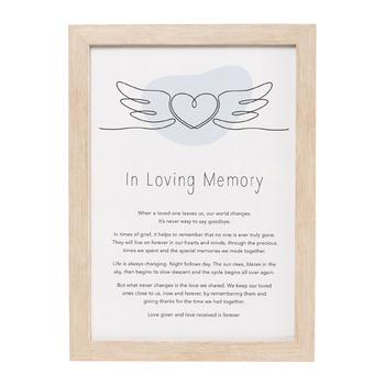 Gift Of Words In Loving Memory - Splosh