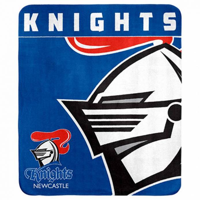 NRL Newcastle Knights Polar Fleece Blanket
