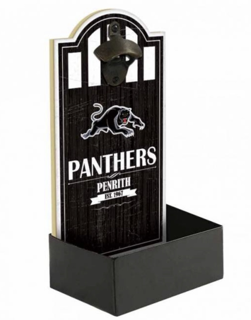 NRL Penrith Panthers Bottle Opener With Catcher