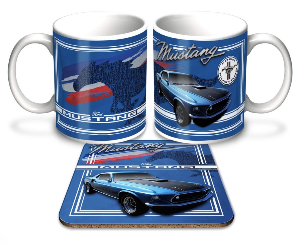 Ford Mustang Mug & Coaster Gift Pack