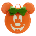 [LOUWDBK2562] Disney - Minnie Pumpkin Glow In The Dark Face Halloween Mini Backpack - Loungefly
