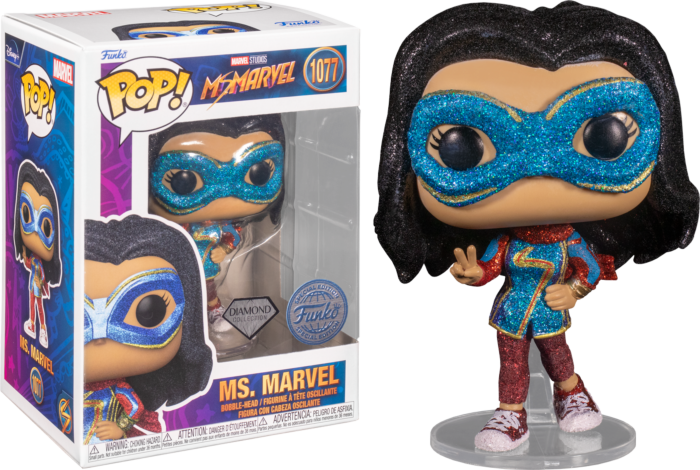 Ms Marvel (TV) - Ms Marvel Diamond Glitter Funko Pop! Vinyl
