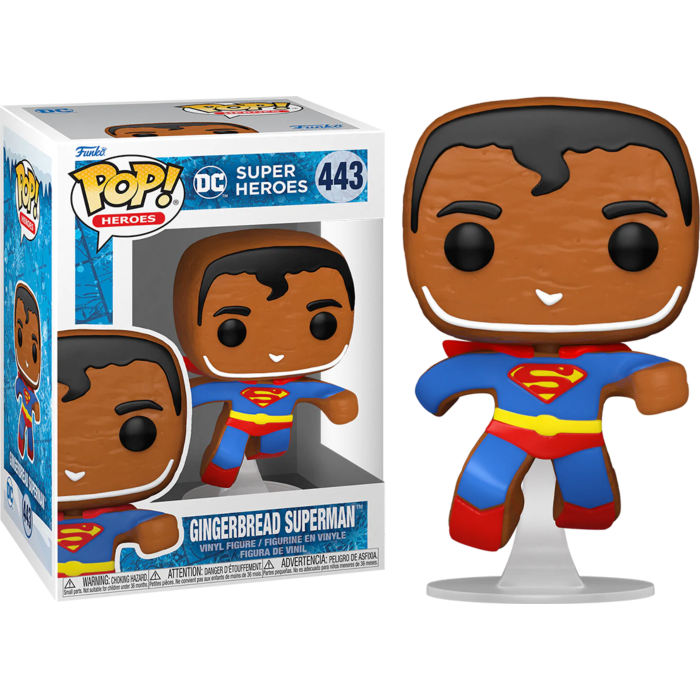 DC Comics - Superman Gingerbread Funko Pop! Vinyl Figure #443