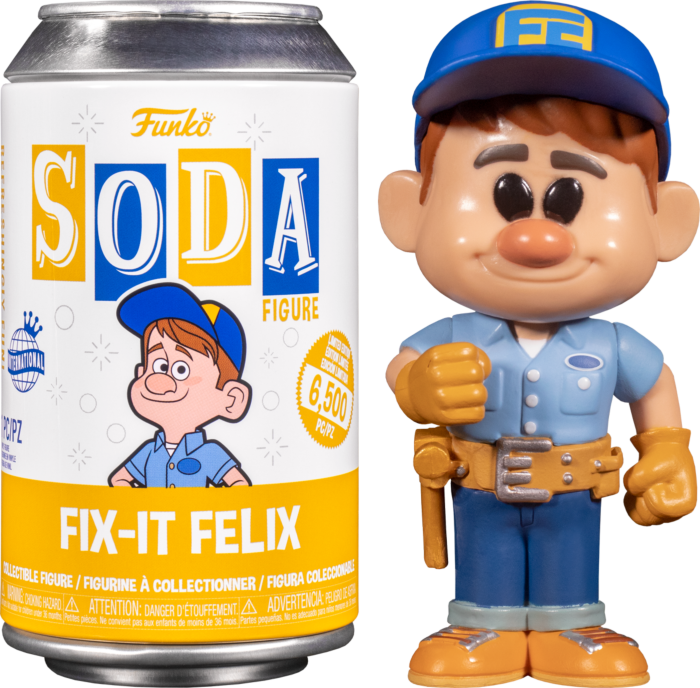Wreck-It Ralph - Fix It Felix Funko Pop! Vinyl SODA Figure (with Chase)