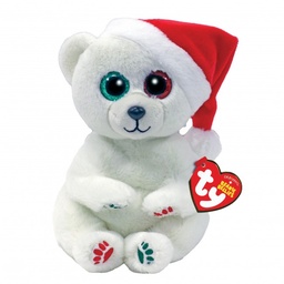 Emery The Christmas Polar Bear - Regular - TY Beanie Bellies