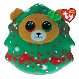 ​Everett The Christmas Tree Bear 14" - Ty Squishy Beanies (Squish-A-Boos)