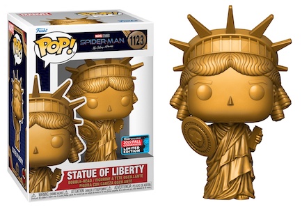 Marvel Spider-Man No Way Home Statue of Liberty NYCC 2022 Funko Pop! Vinyl