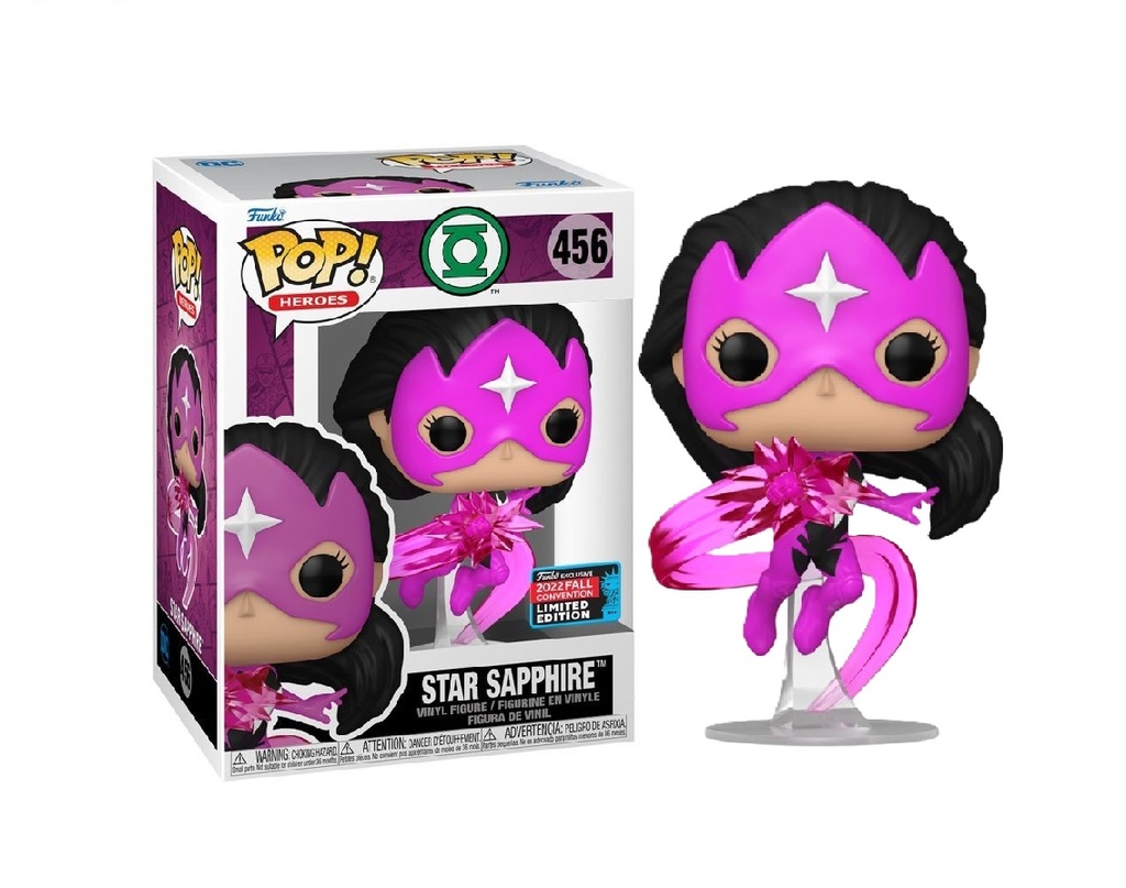 DC Heroes Green Lantern - Star Sapphire NYCC 2022 Funko Pop! Vinyl Figure #456