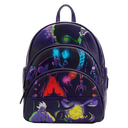 [LOUWDBK2555] Disney Villains - Triple Pocket Glow In The Dark Mini Backpack - Loungefly