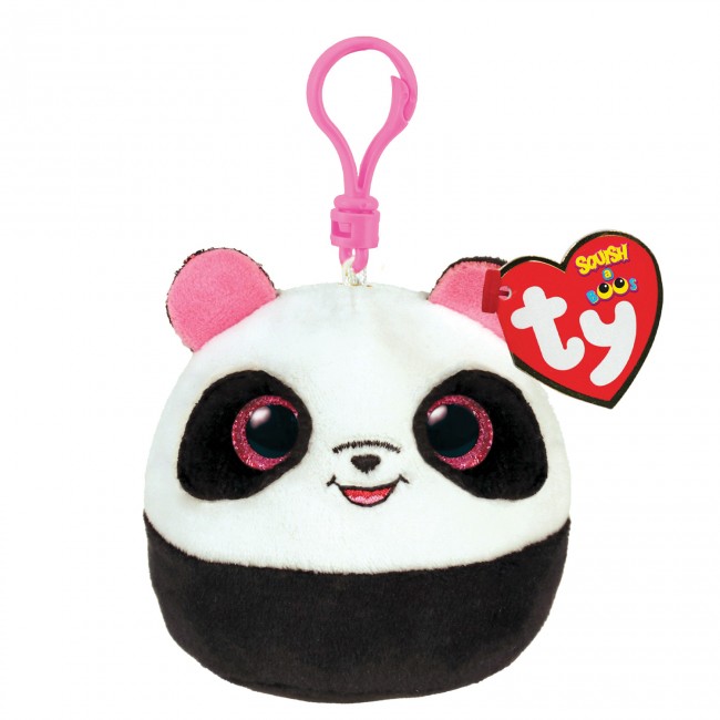 Bamboo The Panda - Ty Squishy Beanies Clip (Squish-A-Boos)