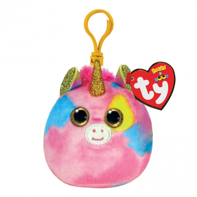 Fantasia The Unicorn - Ty Squishy Beanies Clip