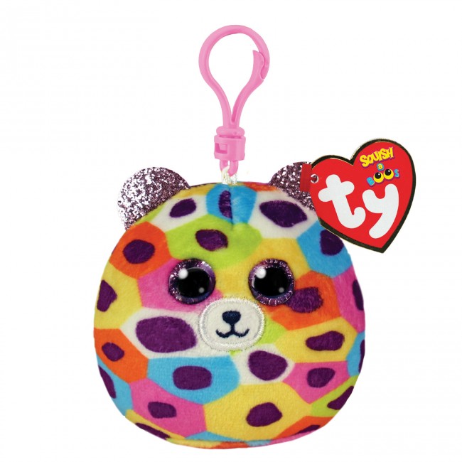 Giselle The Leopard - Ty Squishy Beanies Clip (Squish-A-Boos)