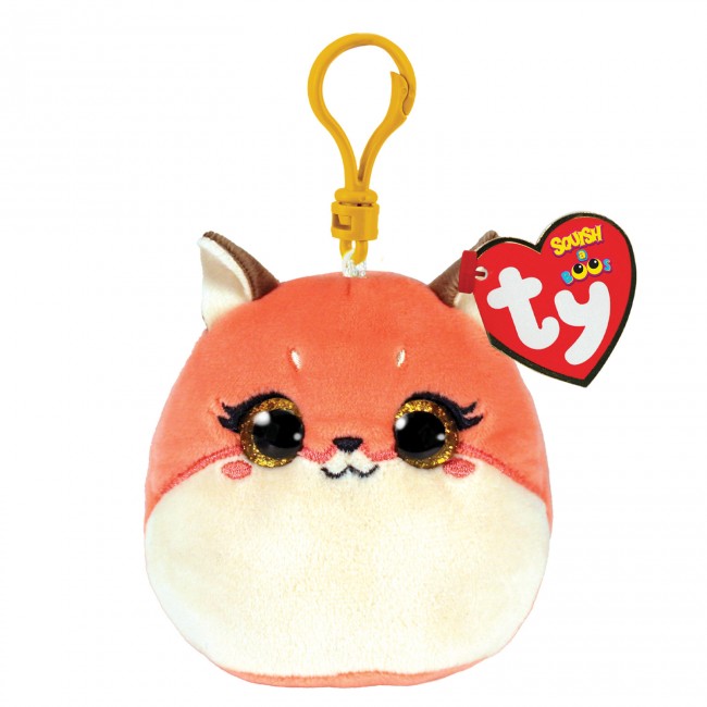 Roxie The Fox - Ty Squishy Beanies Clip (Squish-A-Boos)