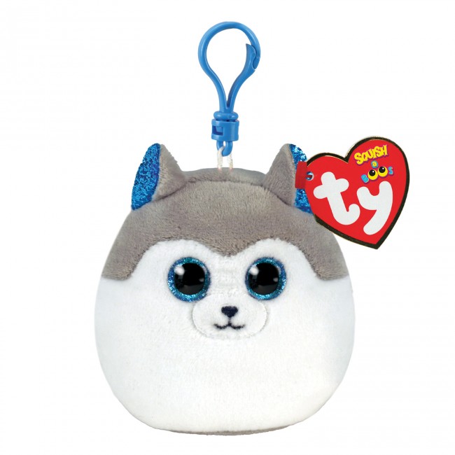 Slush The Husky - Ty Squishy Beanies Clip (Squish-A-Boos)