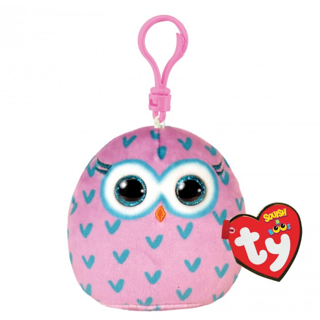 Winks The Owl - Ty Mini Boos Clip