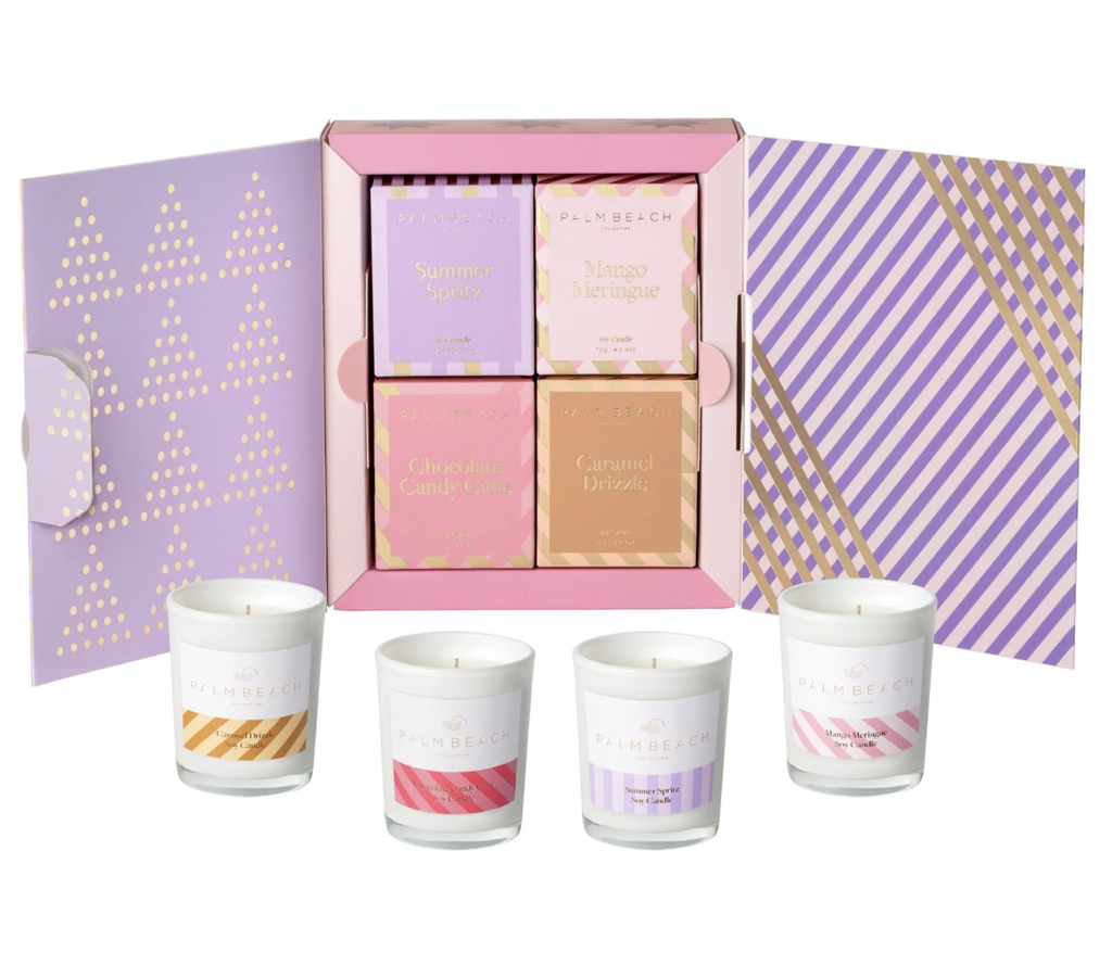 Christmas Candle Quad Pack - Palm Beach Collection