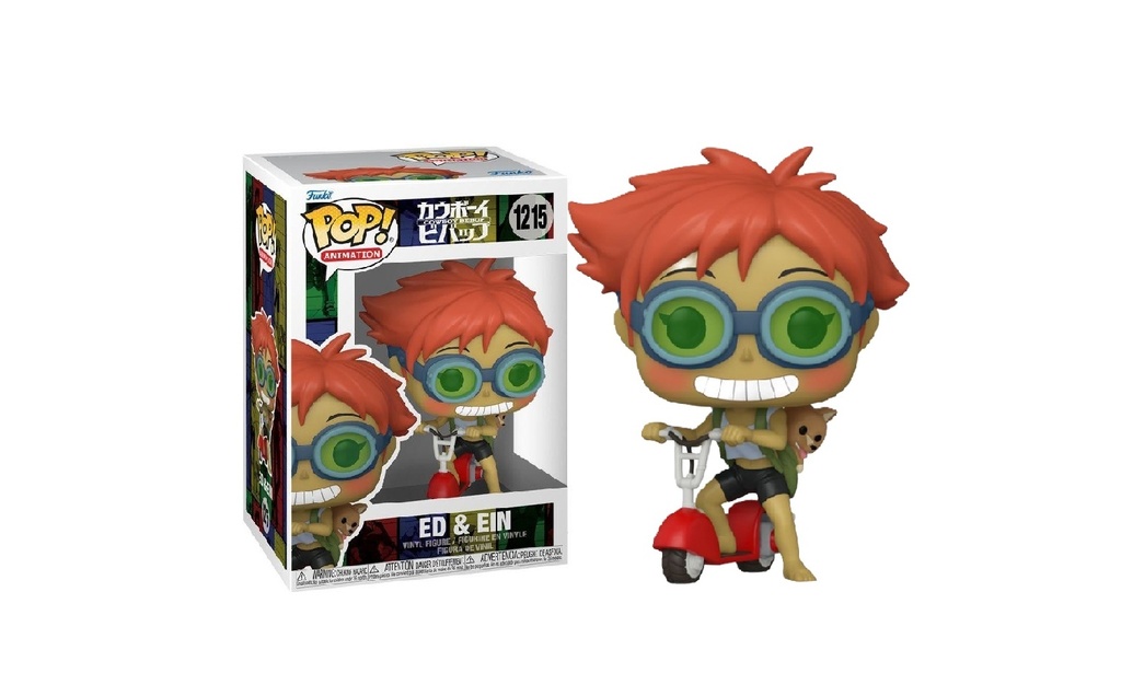 Cowboy Bebop - Ed & Ein on Scooter Funko Pop! Vinyl Figure #1215