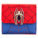 [LOUMVWA0174] Spiderman - Colour Block Flap Wallet - Loungefly