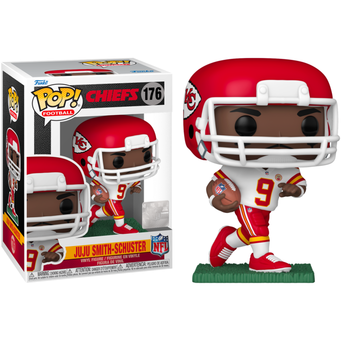 NFL Football: Kansas City Chiefs - JuJu Smith-Schuster (Away Uniform) Funko Pop! Vinyl Figure #176