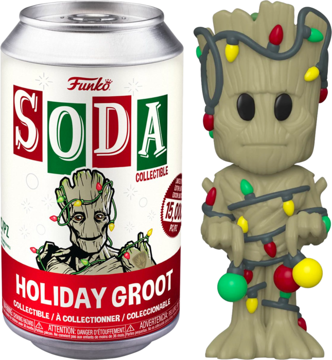 Marvel - Christmas Groot (with chase) Funko Vinyl SODA Figure