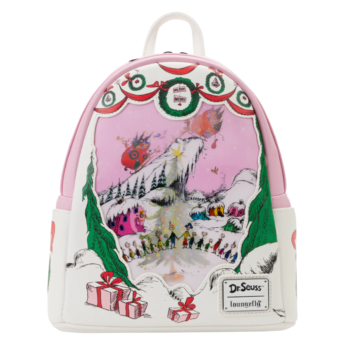 Dr Seuss - The Grinch Lenticular Scene Mini Backpack - Loungefly