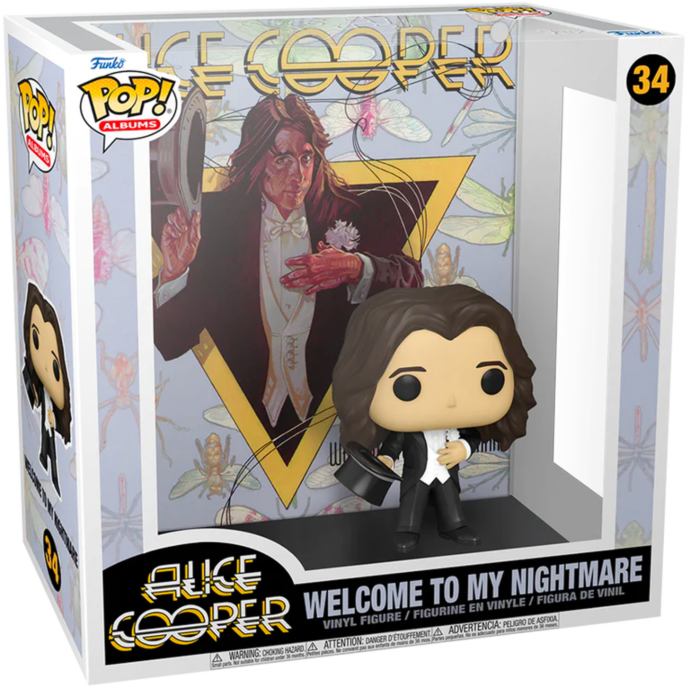 Alice Cooper - Welcome To My Nightmare Album Funko Pop! Vinyl Figure #34
