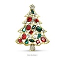[BBL37] Crystal Christmas Tree - Christmas Brooch