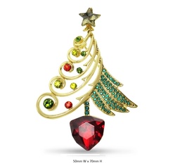 Christmas Tree - Christmas Brooch