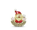 [BBL40] Santa Clause - Christmas Brooch