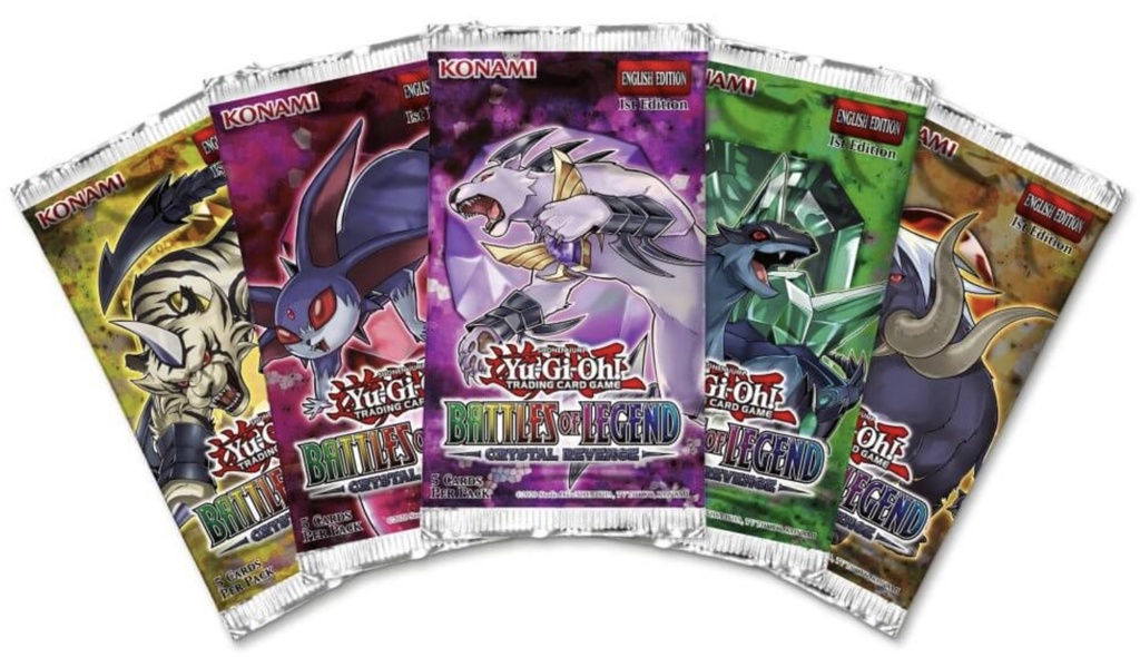 Yu-Gi-Oh! Trading Card Game - Battles Of Legends: Crystal Revenge - 5 x Card Booster Pack