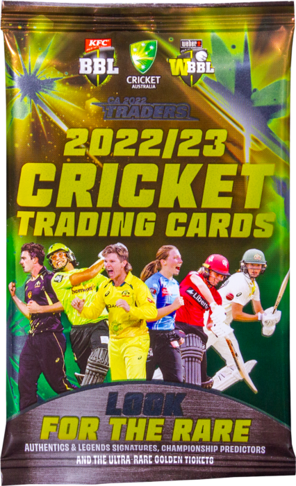 Cricket - 2022/23 Cricket Australia Trading Cards Single Pack (10 Cards)