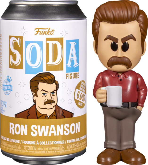 Parks and Recreation - Ron Swanson Funko Pop! Vinyl SODA Figure