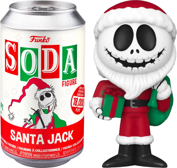 The Nightmare Before Christmas - Santa Jack Skellington Funko Pop! Vinyl SODA Figure