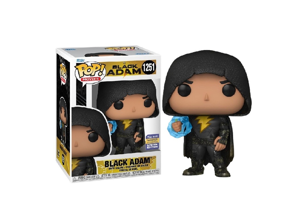 Black Adam (2022) - Black Adam CCXP 2022 Winter Convention Exclusive Funko Pop! Vinyl #1251