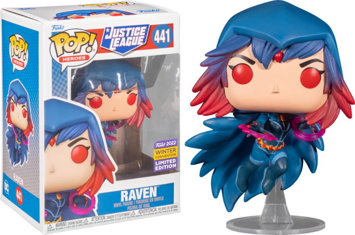 DC Heroes Justice League - Raven CCXP 2022  Winter Convention Exclusive Funko Pop! Vinyl