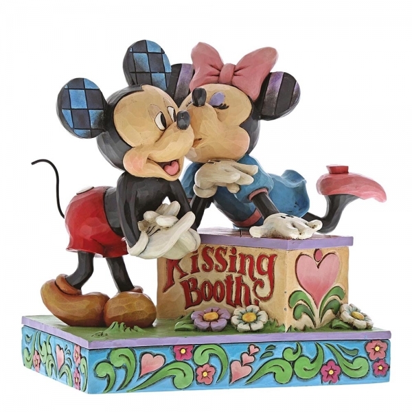 Disney Traditions - Mickey Mouse & Minnie Mouse (Kissing Booth) Figurine