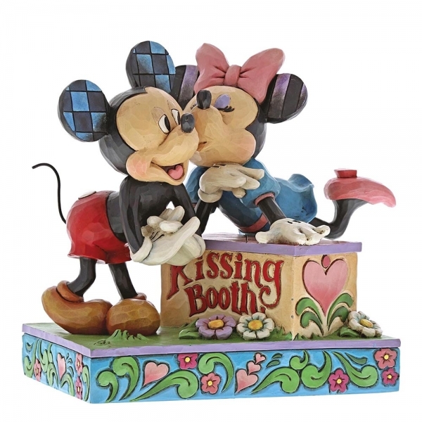 Mickey & Minnie Mouse 'Kissing Booth' Figurine - Disney Traditions by Jim Shore