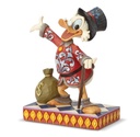 "Treasure-Seeking Tycoon" Scrooge with Money Bag Figurine - Disney Traditions by Jim Shore