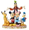 [4056752] Disney Traditions - Mickey Mouse And The Fab Five (The Gang's All Here) Figurine