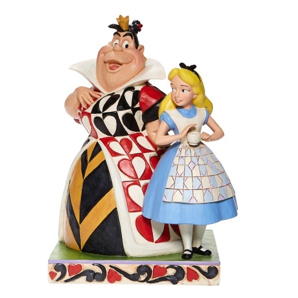 Disney Traditions - Alice In Wonderland & Queen Of Hearts (Chaos And Curiosity) Figurine