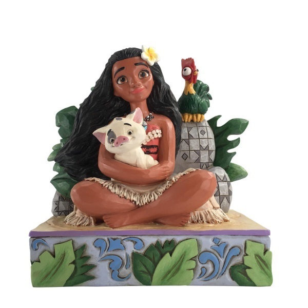 Disney Traditions - Moana With Pua & Hei Hei (Welcome To Motunui) Figurine