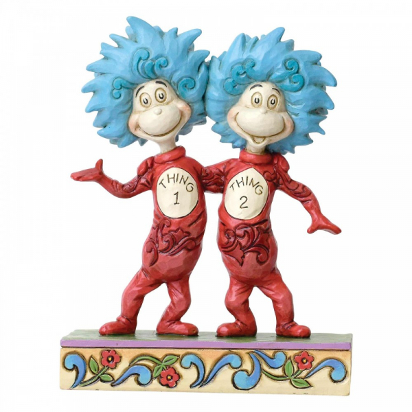 Dr Seuss By Jim Shore - Thing 1 & Thing 2 Figurine