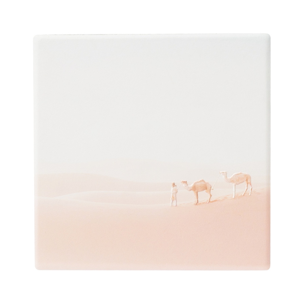 Modern Oasis Camel Ceramic Coaster - Splosh