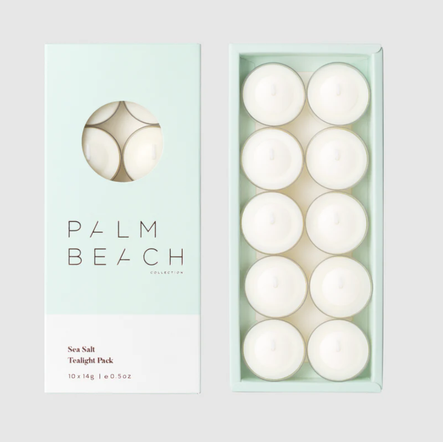 Sea Salt Tealight 10Pk - Palm Beach Collection