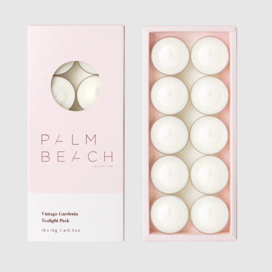 Vintage Gardenia Tealight 10Pk - Palm Beach Collection