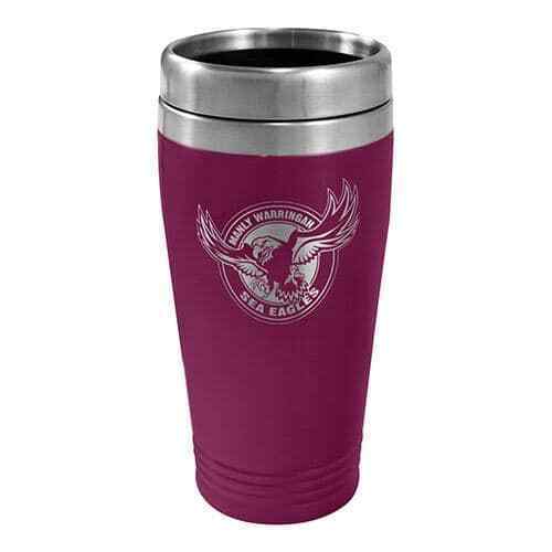 NRL Manly Warringah Sea Eagles Stainless Steel Travel Mug